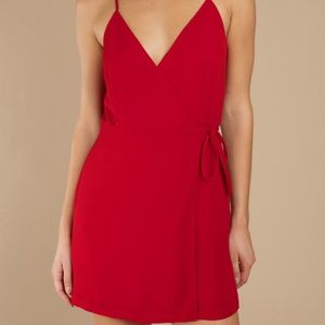 Tobi Maria Red Wrap Dress